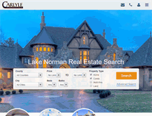 Tablet Screenshot of lakenormanhomeforsale.com